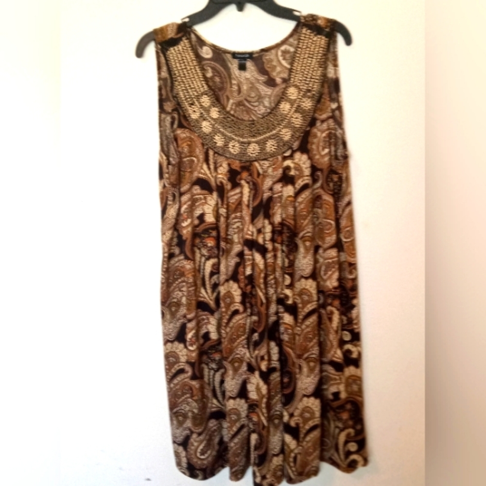 FOREVER | BEADED NECKLINE | SIZE LARGE